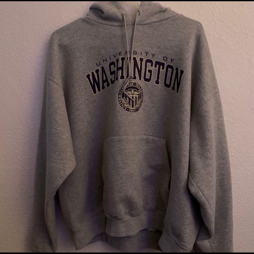 Champion Grey College Hoodie